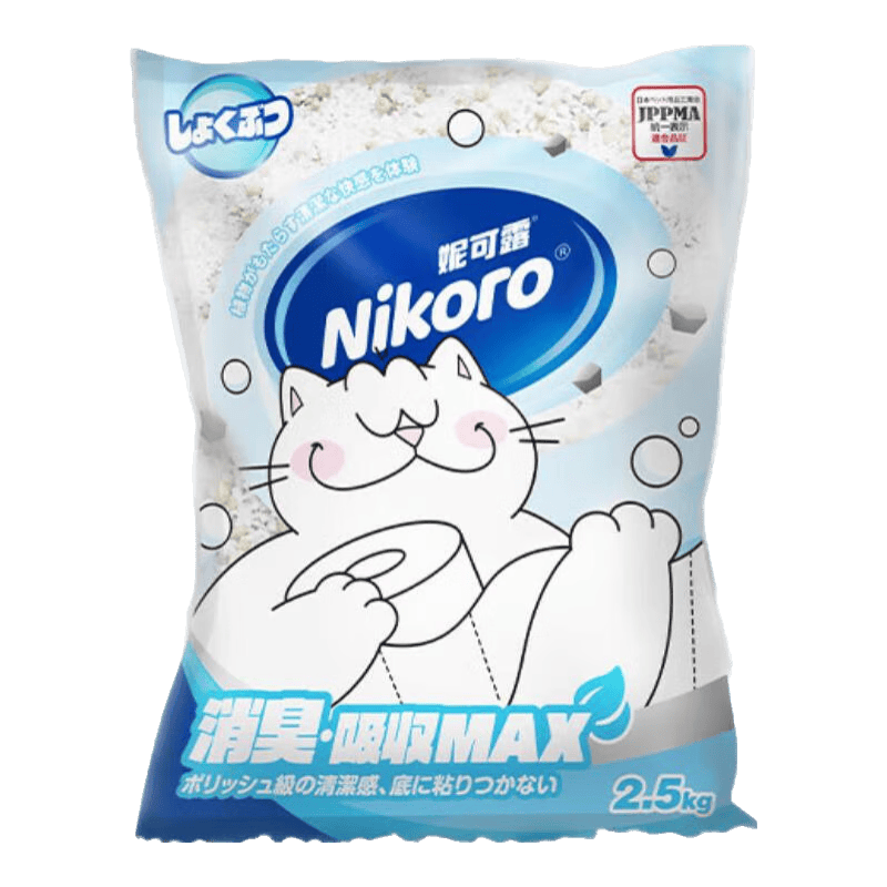 妮可露超凝系列木薯矿石混合猫砂 2.5kg*8【2箱】