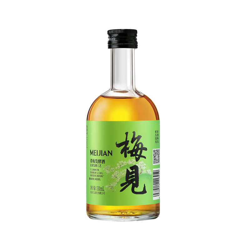 梅見(jiàn)梅見(jiàn)青梅 發(fā)酵青梅酒 330ml單瓶 12度微醺果酒 伴手禮