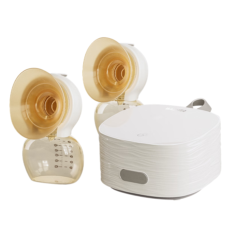 貝能免手扶吸奶器電動雙邊微震按摩母乳全自動集奶擠奶器小葫蘆集乳器 PLUS升級版小葫蘆+丈母娘天然清潔液