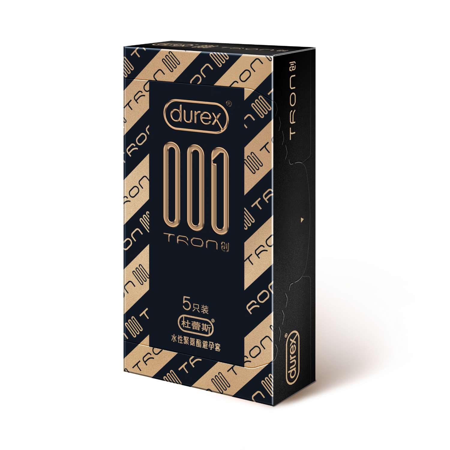 杜蕾斯避孕套超薄001创TRON5只装安全套计生情趣用品套套成人用品