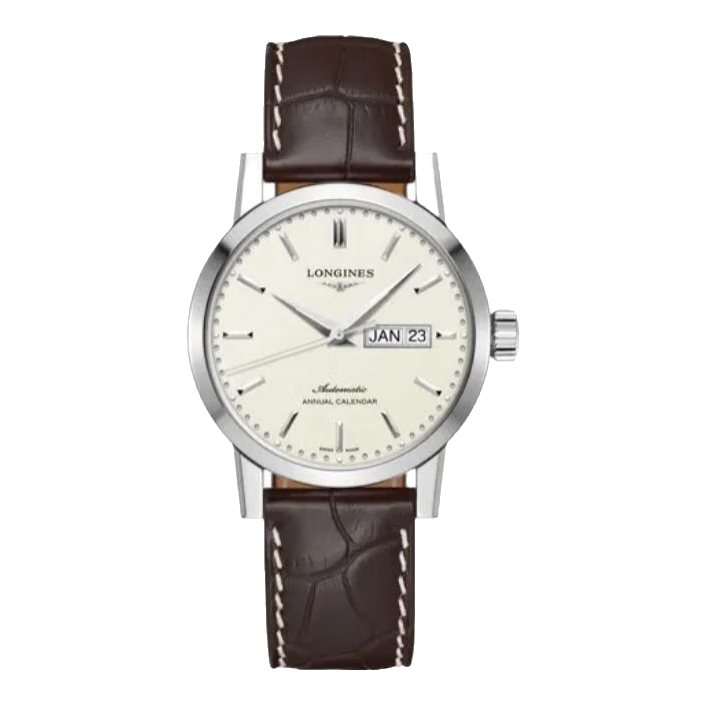 浪琴（LONGINES）1832系列自動(dòng)機械機芯30米防水手表男款瑞表送男友節日送禮 L4.827.4.92.2 40mm