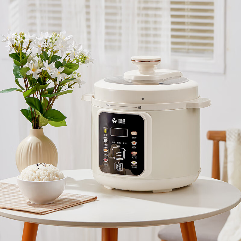 三角牌电压力锅家用单胆双胆2026新款多功能0涂层不锈钢高压饭锅5L6L 双胆【不粘胆+304不锈钢胆】 6L