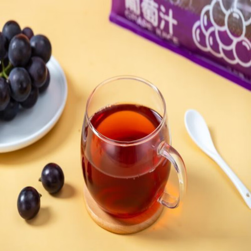 美意颂果淘淘葡萄汁果汁饮料180ml5袋多种营养清爽解腻夏天 葡萄汁1大袋【180ml*5袋】