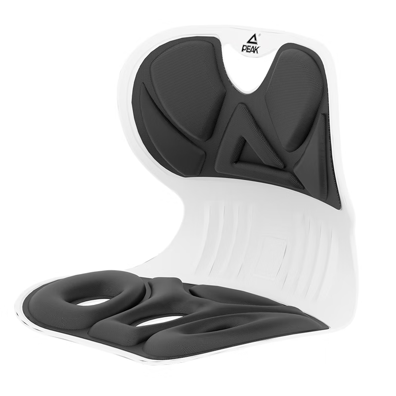 匹克（PEAK）护腰坐垫久坐神器成人学生坐姿矫正器办公居家开车腰椎顶腰板 标准款中号-烟雾灰