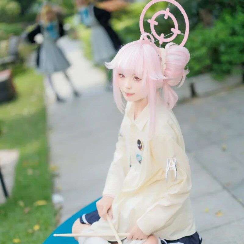 班达熊柚鸟夏cos服碧蓝档案i和纱乐队cosplay动漫角色扮演卡通周边c服 袜套(均码) 4XL