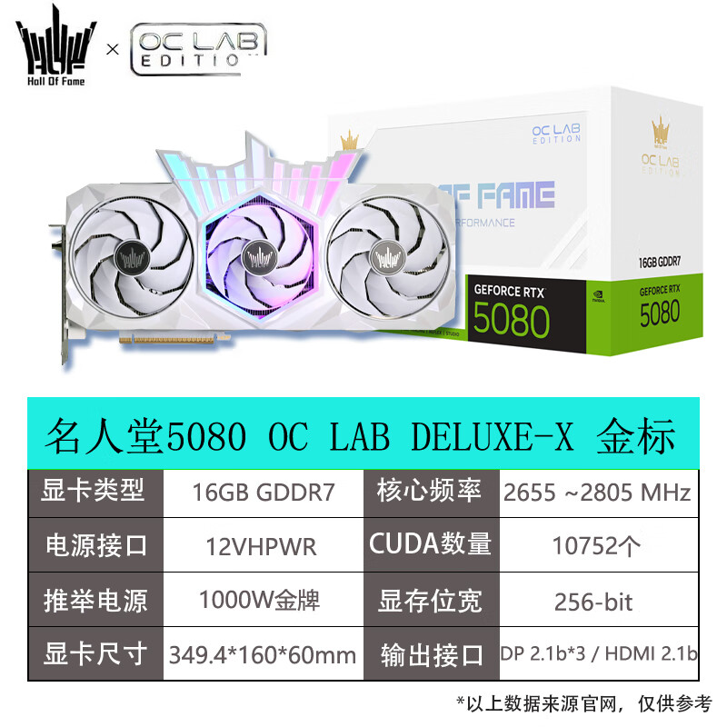 Ӱ��RTX5070TI 5080 5090D 4070S��������ҫ������ʦʥ��ħ���Կ��羺��Ϸ��������Ƽ���AI�����Կ� RTX5080 ������ DELUXE-X 9789Ԫ