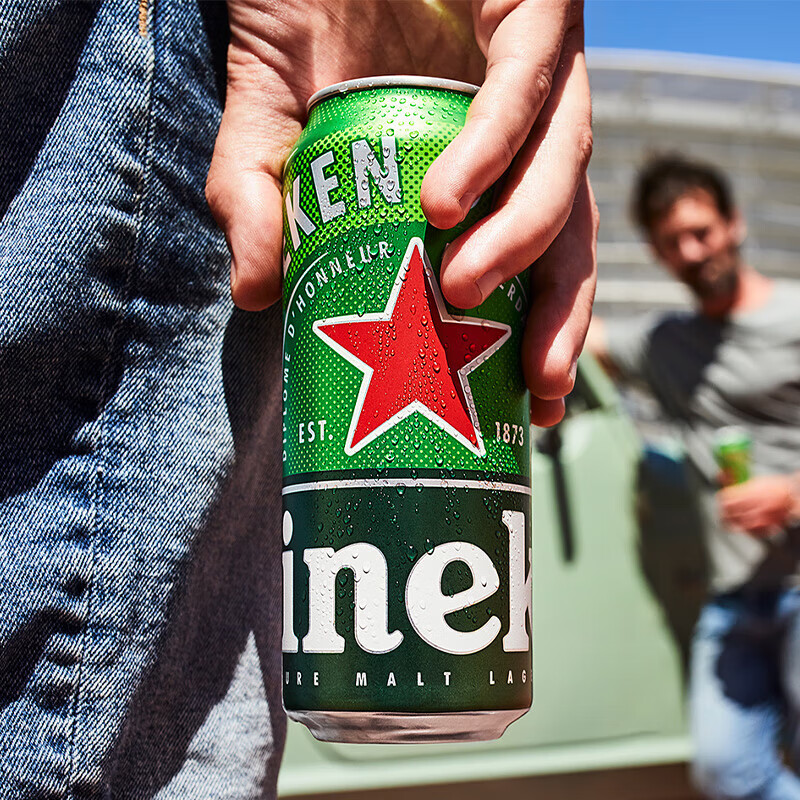 喜力啤酒 经典整箱礼盒装 全麦酿造 原麦汁浓度≥11.4°P  500mL 6罐