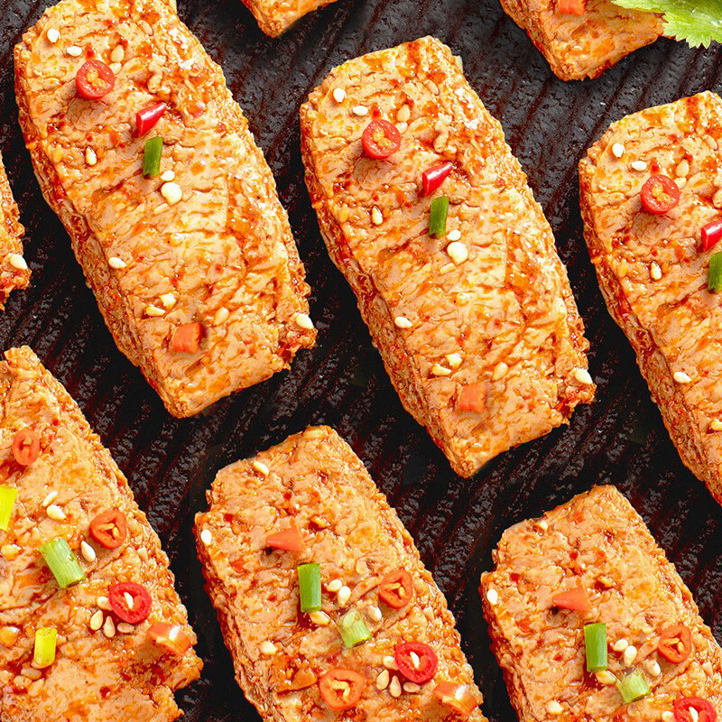 紫燕百味鸡手撕素肉卤香味预制菜素牛排辣卤零食休闲食品辣条豆干60g