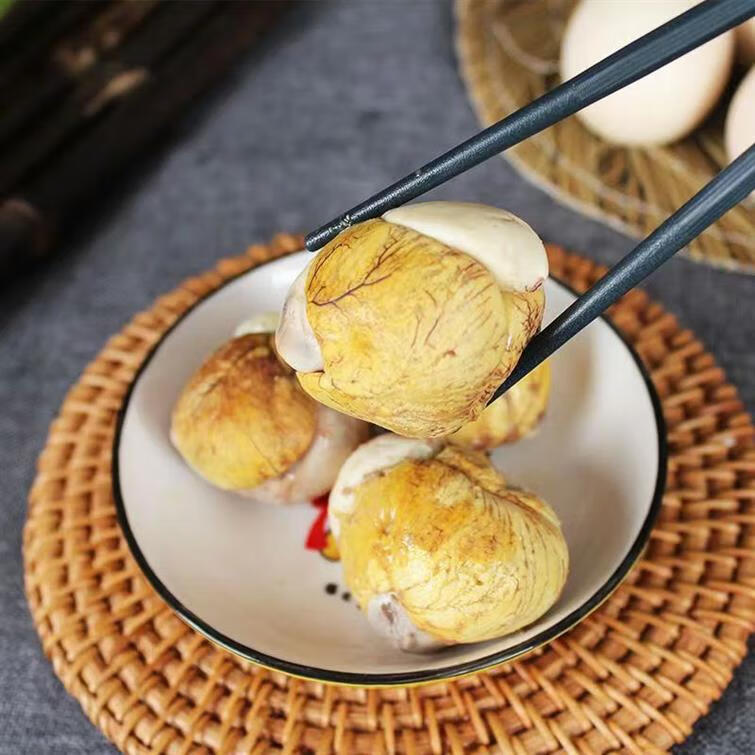 神丹整箱新鮮13天新鮮活珠子雞胚蛋鋼化蛋鳳凰蛋土雞蛋制作10-40枚 五香味40枚【白殼土雞蛋】開袋即