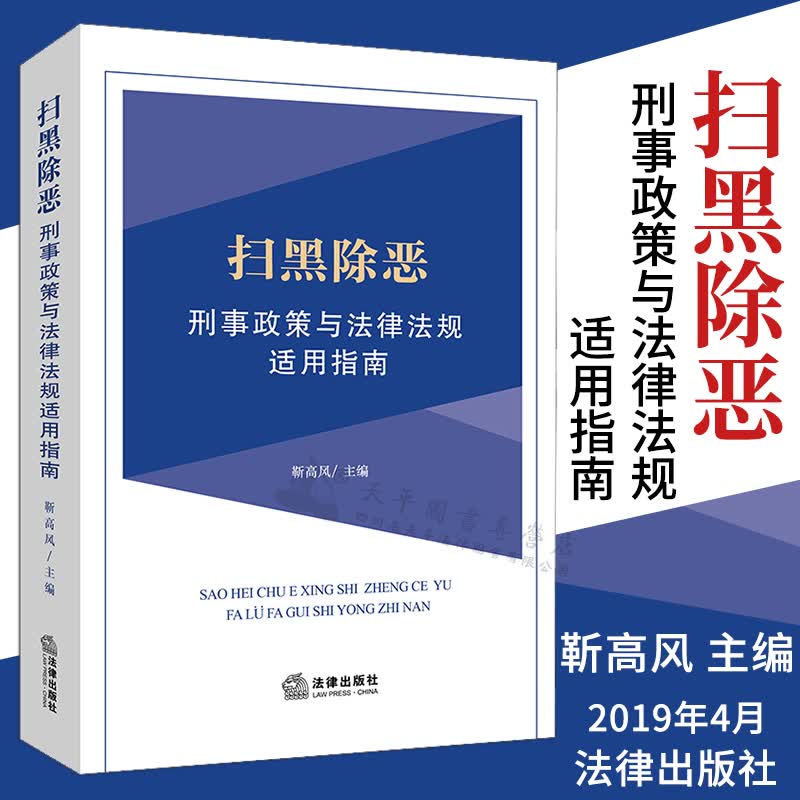 扫黑除恶刑事政策与法律法规适用指南