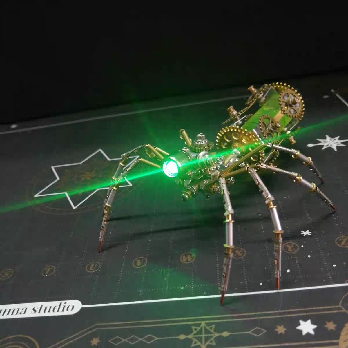 机械蜘蛛模型机械昆虫拼装机械昆虫可动摆件手办男孩玩具生日礼物