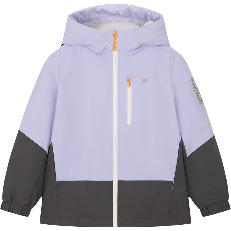 水孩儿（SOUHAIT）童装男女童加绒外套冬季新款洋气风衣儿童摇粒绒外套百搭上衣 寒江紫SHTDND02CC515V38 160