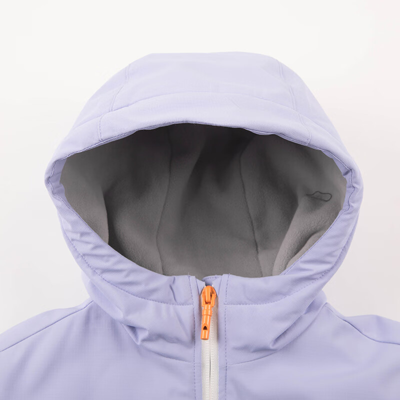 水孩儿（SOUHAIT）童装男女童加绒外套冬季2025新款洋气风衣儿童摇粒绒外套百搭上衣 寒江紫SHTDND02CC515V38 120