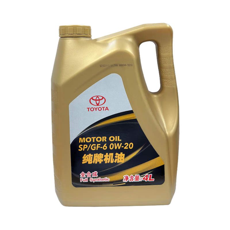 TOYOTAһԭȫϳɴƻ0W-20 SP 4L Сײ(M3+Ƭ) 309Ԫ