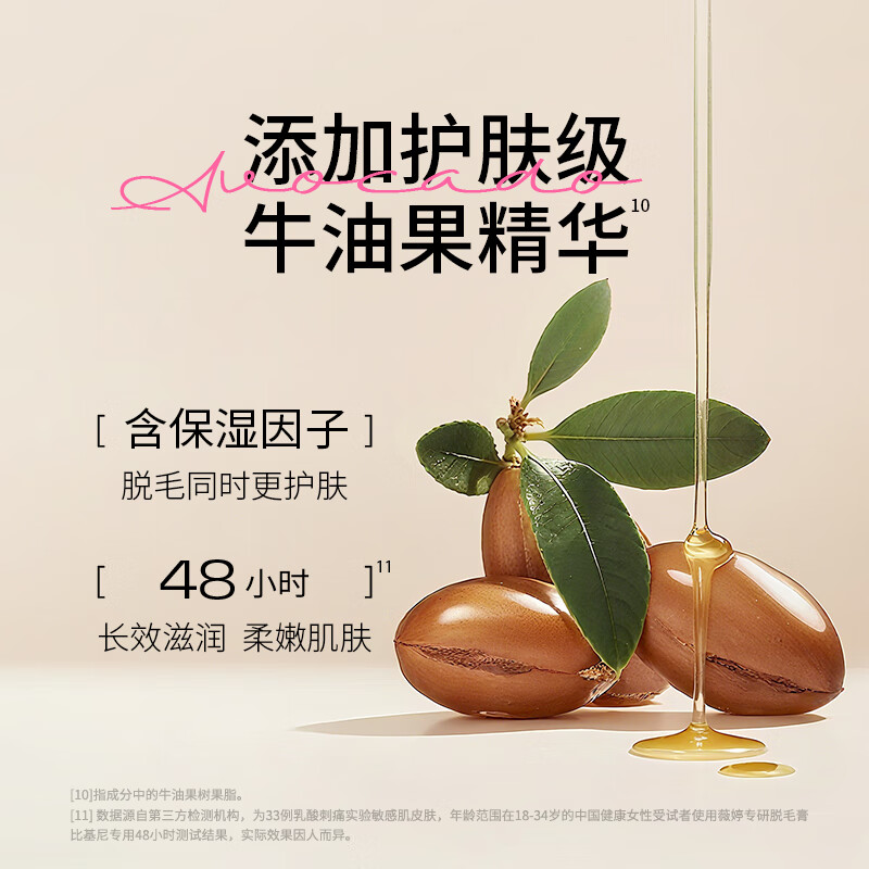 薇婷(VEET)脱毛膏 男女士学生通用腋下腿毛四肢褪毛刮毛 非全身非私处不永久 【私处专研】比基尼脱毛膏50ml