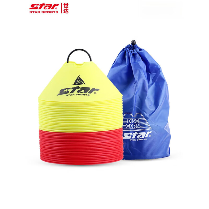 世達世達足球訓練裝備標志碟障礙物籃球排球手球運動(dòng)標志盤(pán)40個(gè)裝 SA313S【紅黃各20】?jì)群Ъ?></div>
                                <div   id=