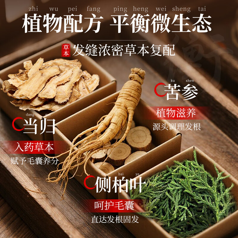 弥发 防脱发洗发水植物控油去屑蓬松侧柏叶固发洗发露男女用无硅油 【特证防脱】植物防脱洗发水