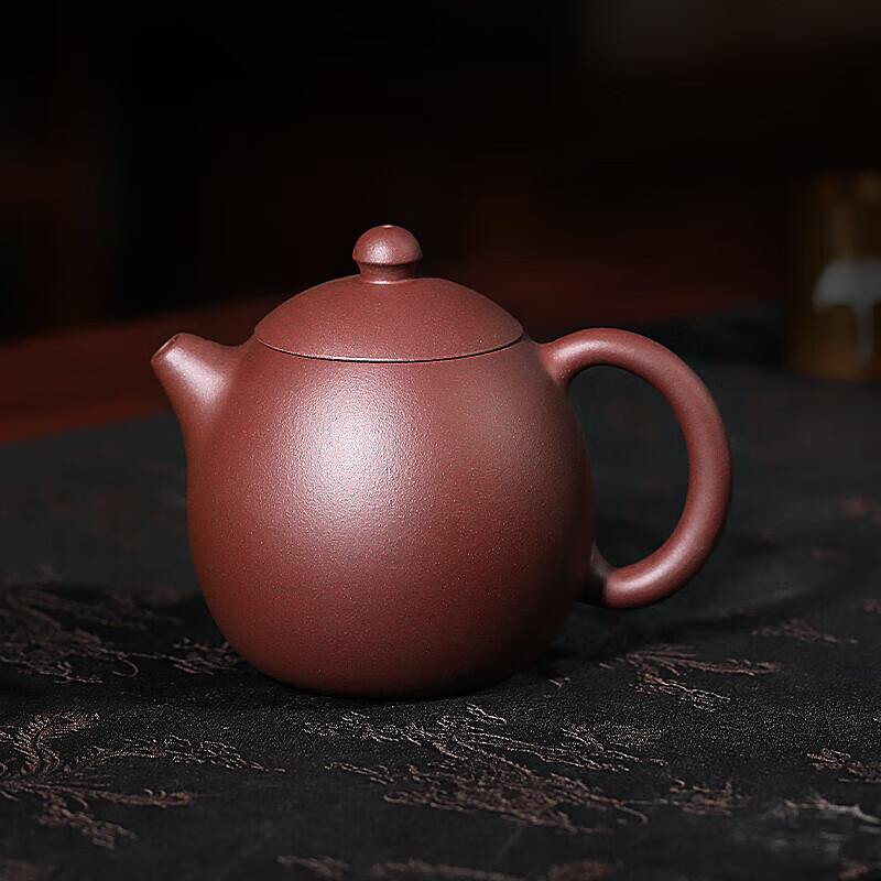 百年利永宜兴紫砂壶纯全手工原矿紫泥龙蛋壶功夫茶具泡茶壶200ml