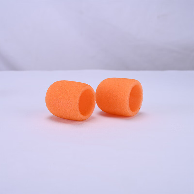 影纤适用索爱K32M小米酷开纯麦X1小话筒U7U10麦克风海棉罩防喷海绵套 适用K32M/U7（橙色）小话筒套4个