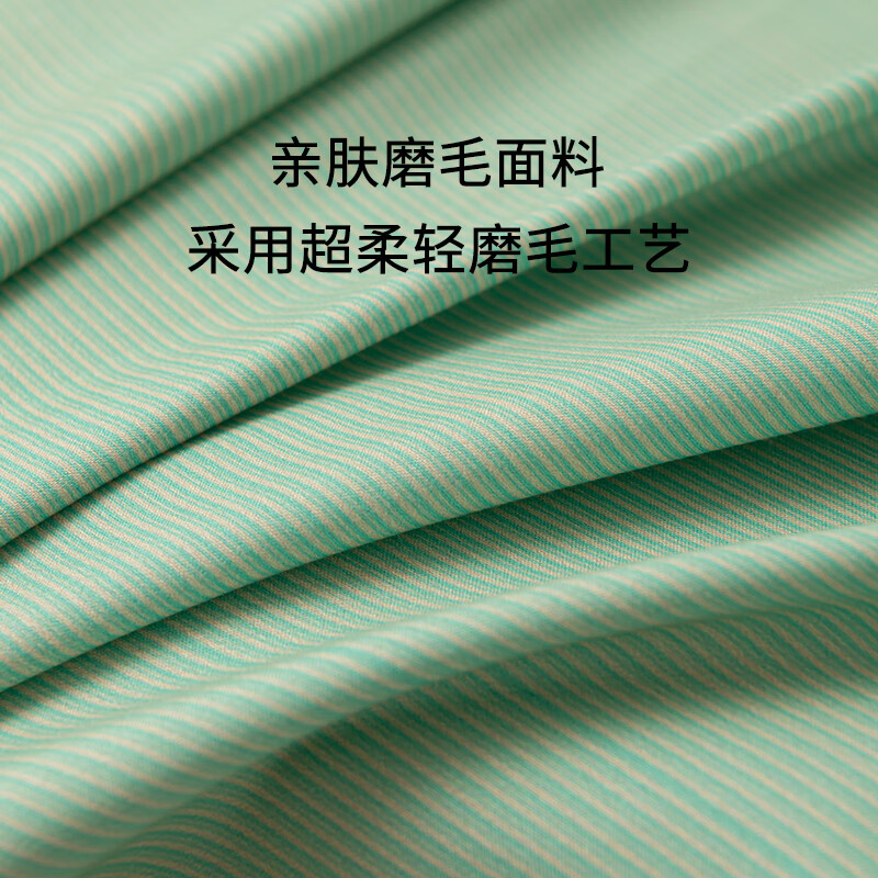 可口可乐亲肤磨毛加厚床笠单件防脏被罩 水波潋滟 120*200cm