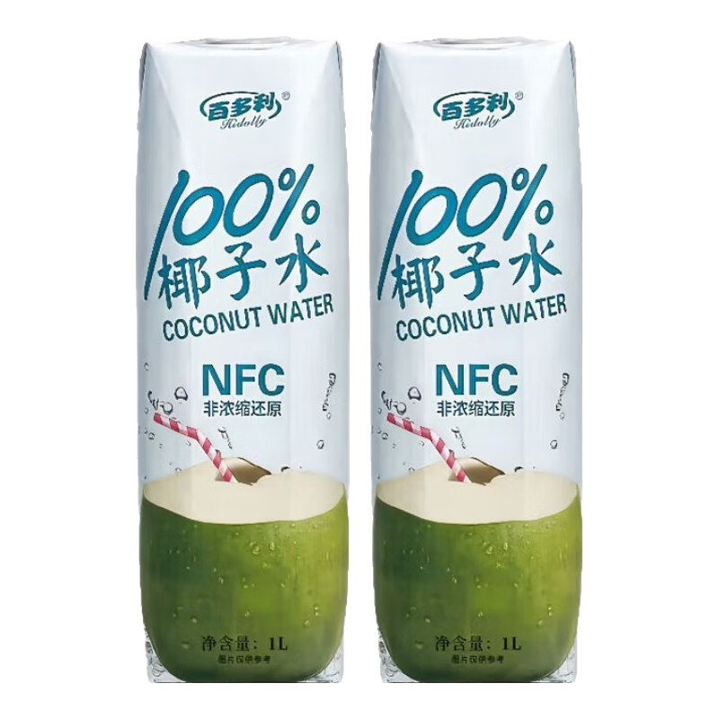 �ٶ��� Ҭ��ˮ100%��NFCҬ��ˮ���� 1L*2ƿ��4.95Ԫ/ƿ����9.9Ԫ�� ����