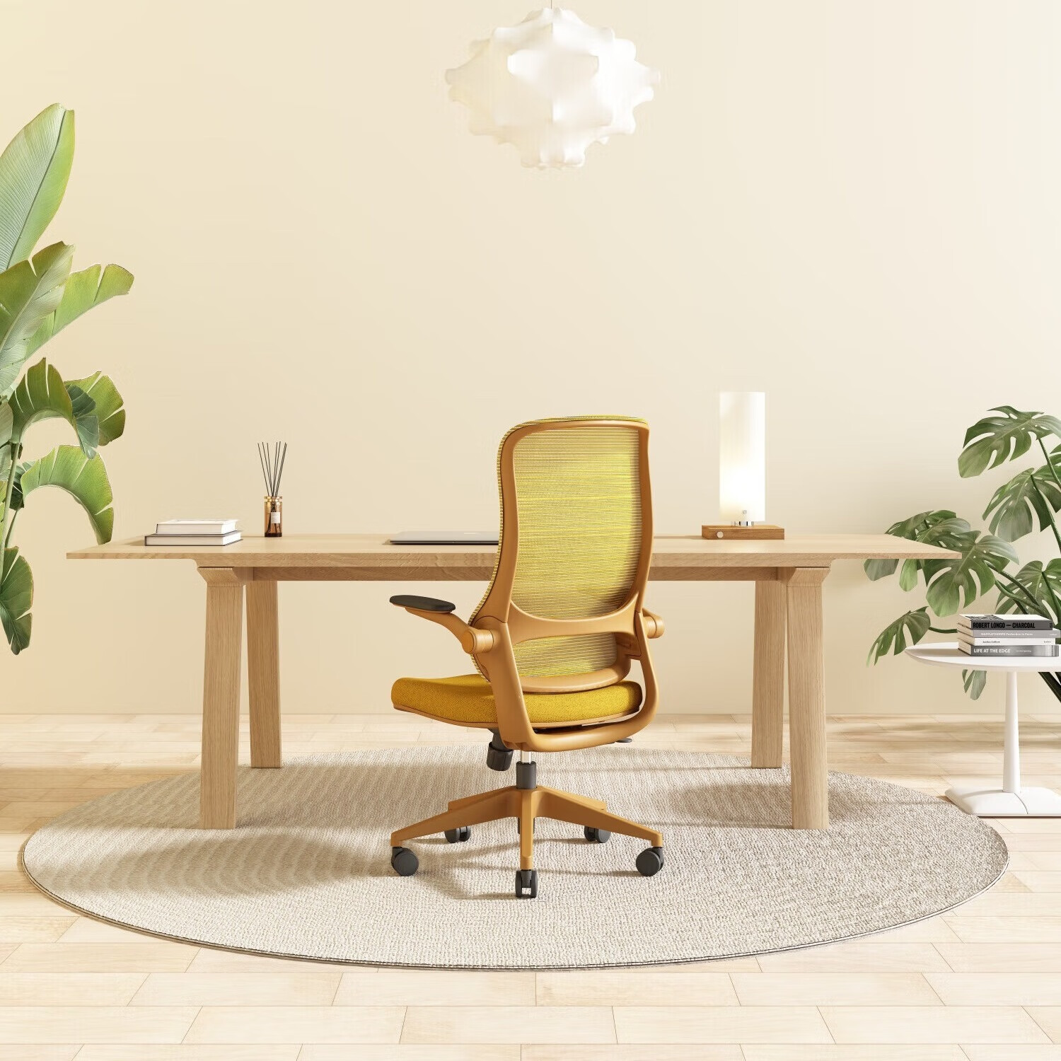 GAVEE精灵系列人体工学椅 可折叠扶手办公椅宿舍书房电脑椅网红款 淡粉色 网布 GAV-精灵系列 120-155度(含) 可旋转可升降扶手