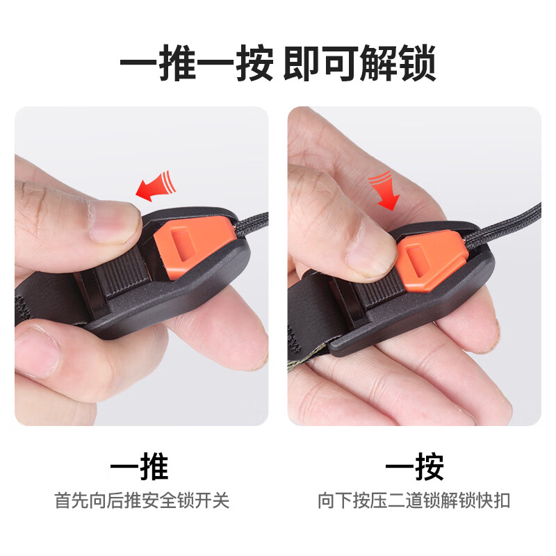 曼比利(Manbily)灵动相机腕带肩带磁吸快拆手腕带相机快扣单手绳单反挂绳适用佳能/尼康/索尼/富士/松下摄影配件 磁吸快拆腕带【法翠青】