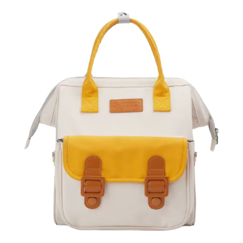 卡迪派（KIDSAPRO）帶娃包嬰兒打疫苗可用小包外出輕便斜跨高顏值媽咪包母嬰包 黃油餅干