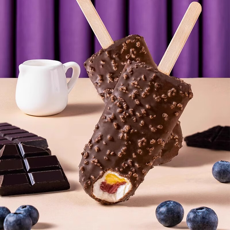 伊利【自选单品】伊利巧乐兹冰淇淋巧恋果巧脆棒雪糕热销冰激凌冷饮棒 经典巧乐兹巧恋果*5支(350g)