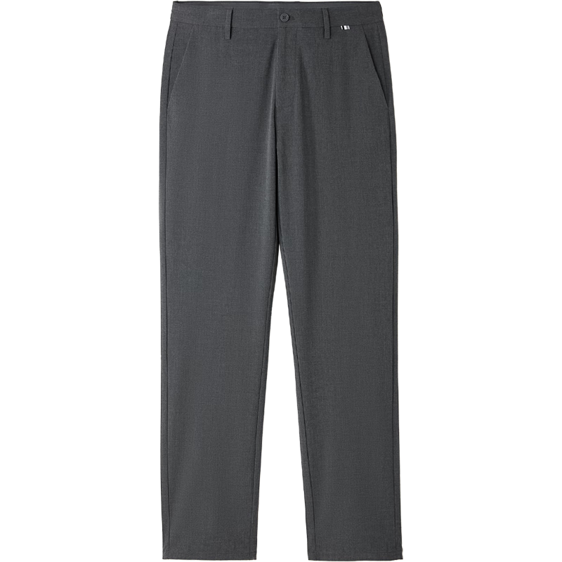 HLA海澜之家休闲裤25新轻商务时尚系列凉感直筒裤子男春 深灰6C 33 175/84A 推荐135~142斤