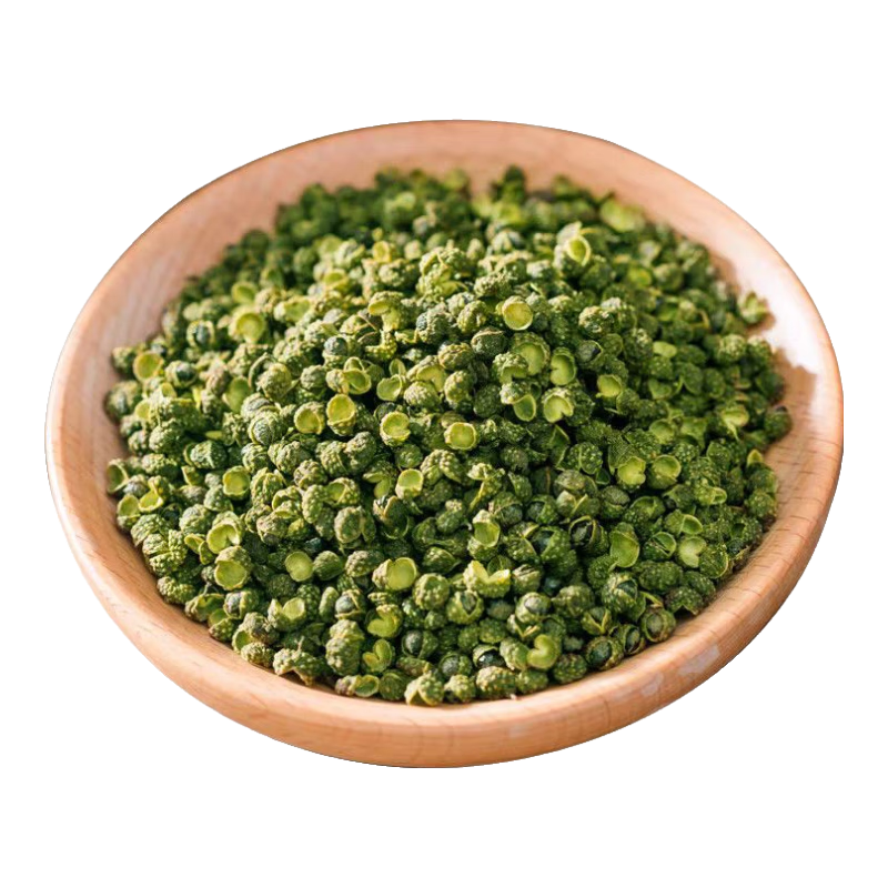 正宗四川花椒特级青麻椒特麻青花椒麻椒粒家用新鲜藤椒干无籽花椒 100克