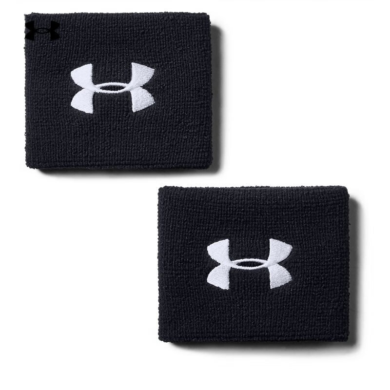 安德玛（Under Armour）男子3英寸训练运动多功能护腕1276991 黑色001 均码