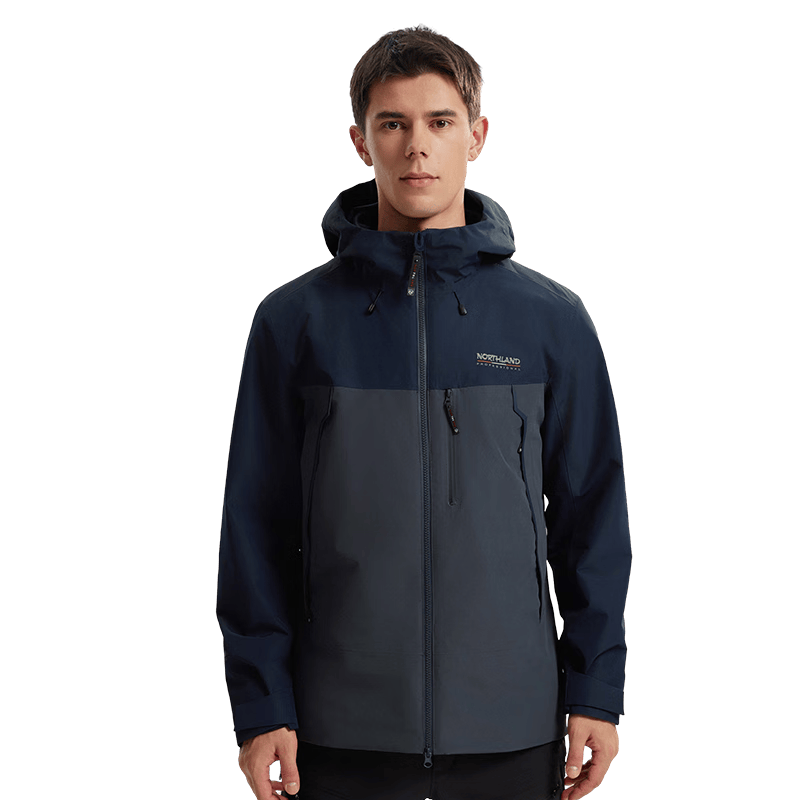 諾詩(shī)蘭（NORTHLAND）【胡楊林3.0】三合一沖鋒衣男士戶外防水防風(fēng)耐磨沖鋒外套兩件套