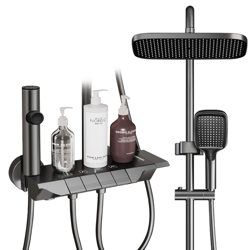 志高淋浴花洒全套一体式浴室增压喷头卫浴混水阀淋浴器十大知名品牌