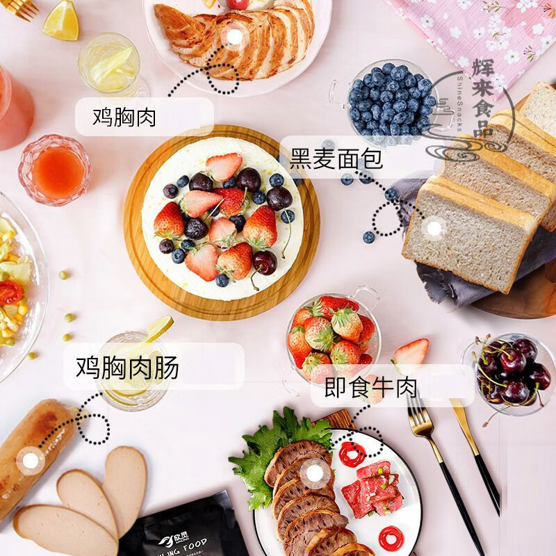 食芳溢哥本哈根13天食谱完整减即食全套餐脂21天免煮代餐饱腹肥轻食餐