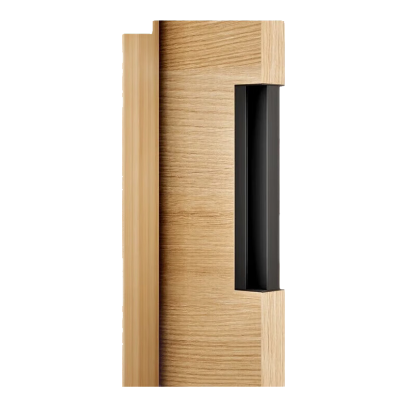 適用于口袋式移門(mén)拉手推拉門(mén)鎖暗藏平移門(mén)鎖嵌入式臥室廚 F9056B-240啞黑45板