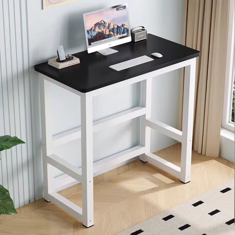 加高小桌子长50/60/70/80站立式电脑桌家用书桌高脚100/110/120 长80宽40 高110 加厚桌面25mm