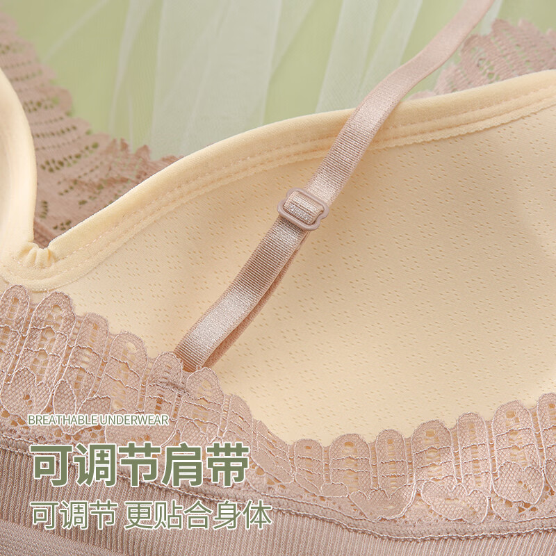 芬腾可安【2件套】2025新款内衣女内搭打底吊带背心带胸垫美背聚拢胸罩YR 白色+灰色 均码 (建议80-140斤)