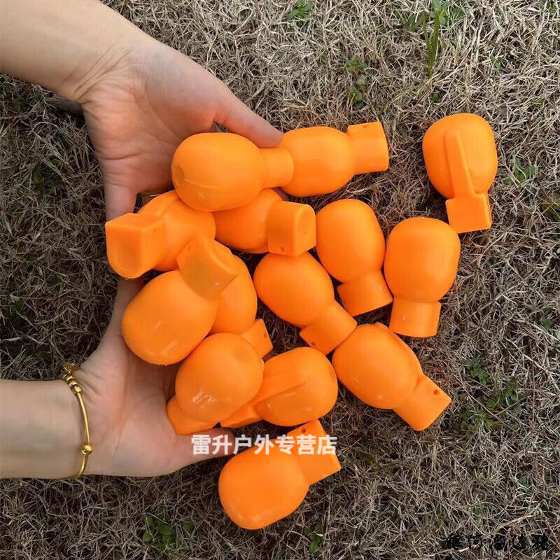 宰搂模拟手榴训练弹桔色轻822橡胶模型橘色教练塑料催泪模型 黑色2代260克4个