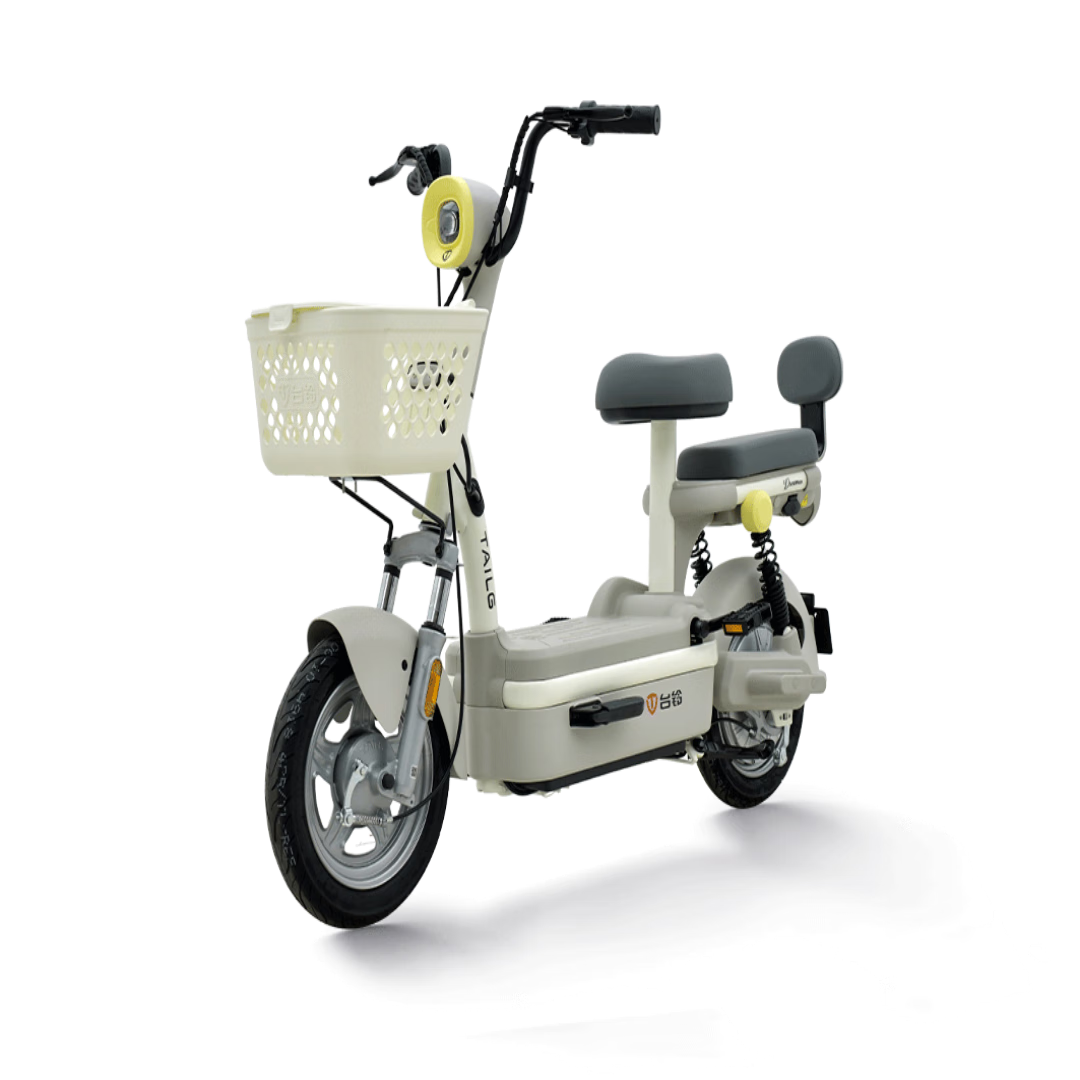 臺鈴臺鈴小果粒2.0版新國標遙控男女新款電動(dòng)自行車(chē)電動(dòng)車(chē)代步電瓶車(chē) 灰色+遙控+藍牙+22AH五塊石墨烯電池