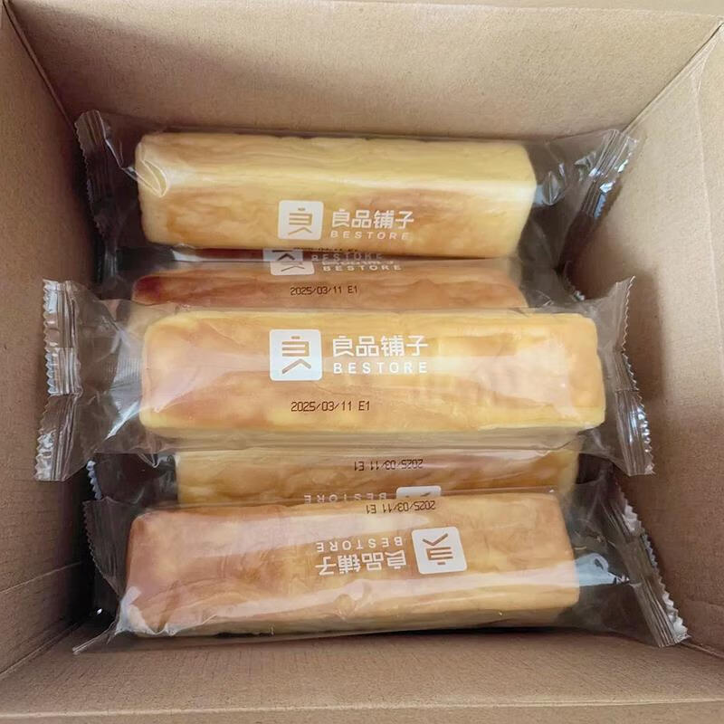 良品铺子千层牛乳棒吐司面包500g箱学生早餐面包营养蛋糕健康零食 【纯牛奶和面】千层牛乳棒牛奶味