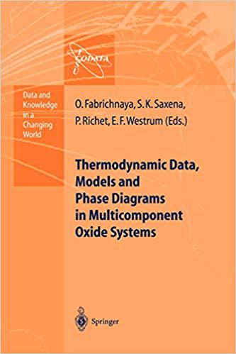 【预订】thermodynamic data, models, and phase