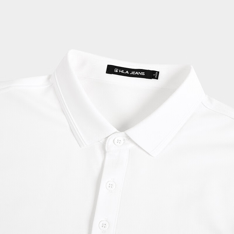 黑鲸纯色短袖polo衫男2025年夏季新品舒适翻领基础短袖上衣男 本白09 2XL