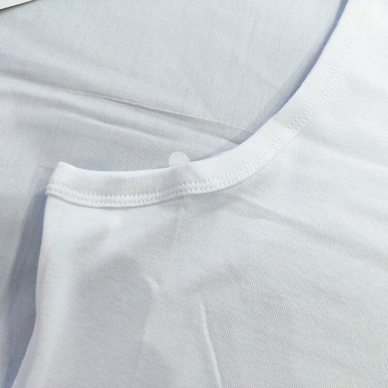 三枪两件装纯棉背心男士罗纹弹力轻薄透气修身运动内搭无袖坎肩汗衫 特白+特白 XL