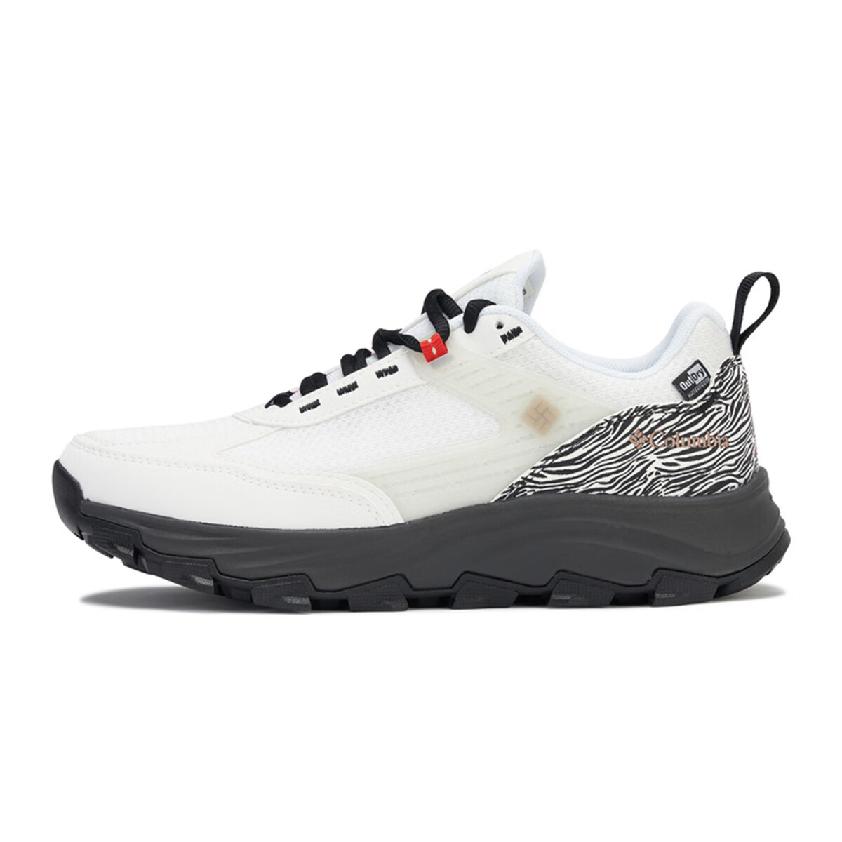 哥伦比亚（Columbia）户外女子运动野营徒步鞋防水登山鞋 白色(100) 36