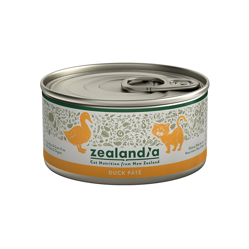 【sdj pet】zealandia希兰蒂主食罐头猫用新西兰进口90g鸭肉口味