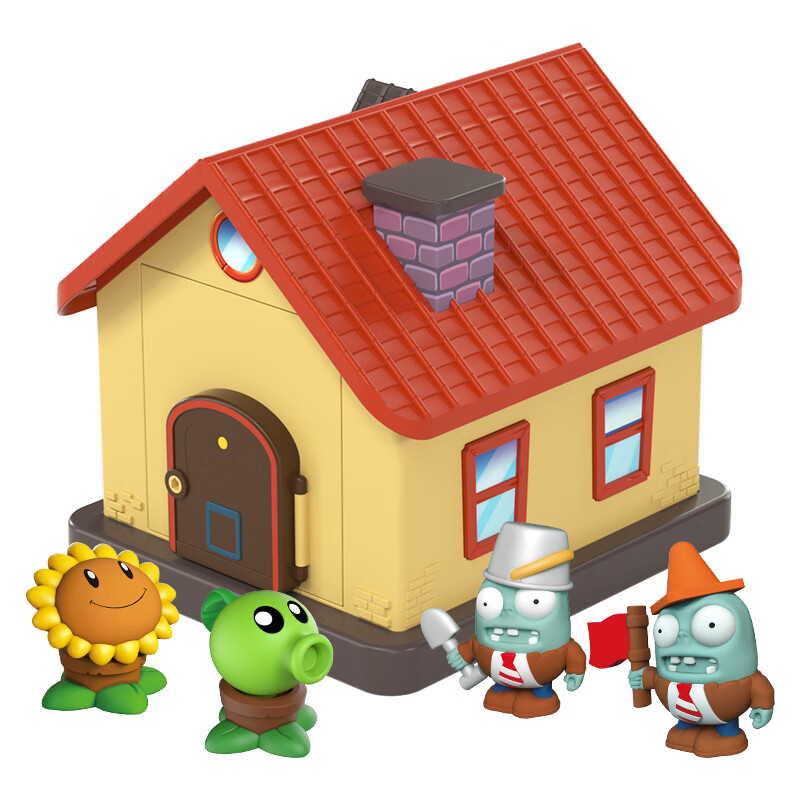 蛋宝乐正版植物大战僵尸主题玩具戴夫惊喜屋超大惊喜蛋玩偶公仔新年礼物 植物大战僵尸-戴夫的惊喜屋