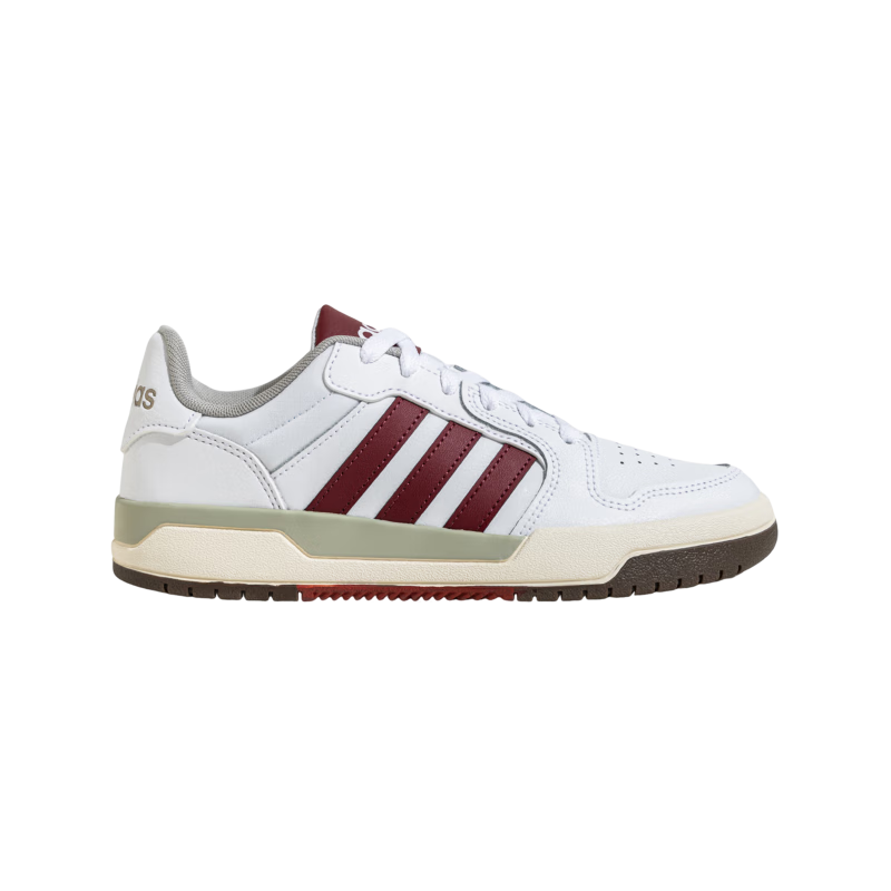 adidas ENTRAP休閑低幫運動板鞋少年感復(fù)古籃球鞋女阿迪達(dá)斯官方   白色/紅色   42.5