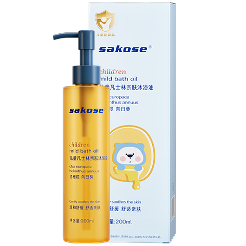 sakose��ͯ��ʿ���׷���ԡ��200ml������ԡ¶�ºͽྻ����ʪ�滺�۷� 33.9Ԫ