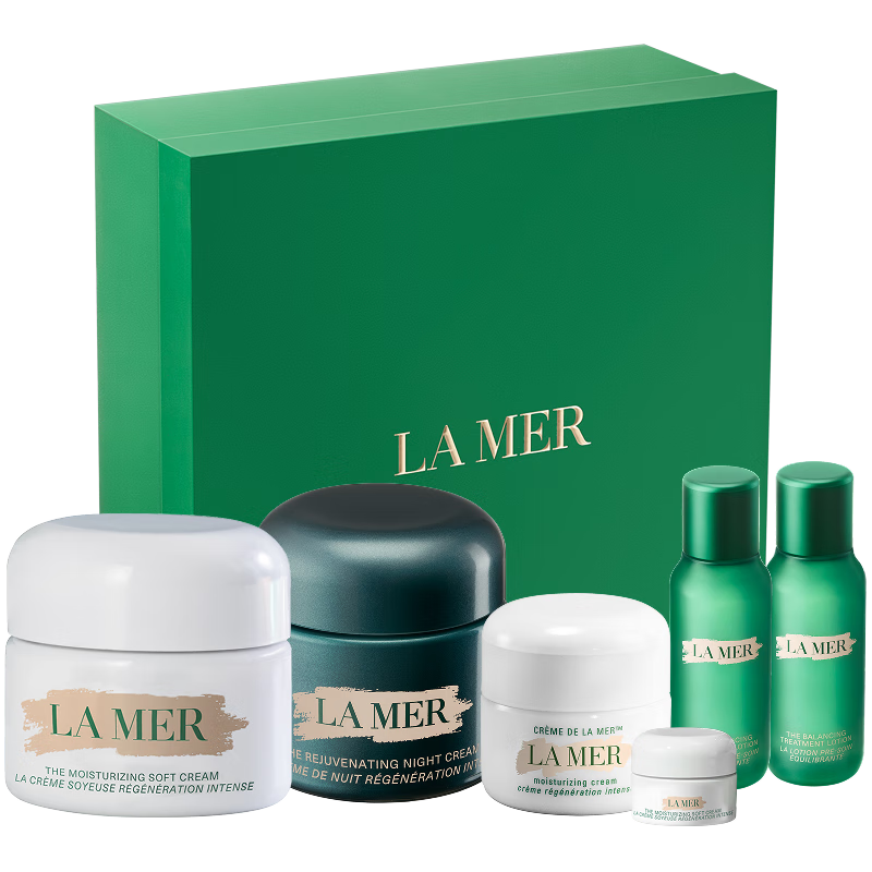 海蓝之谜（LA MER）奇迹日夜霜(晚霜+云绒霜)护肤品套装化妆品礼盒生日礼物送女友